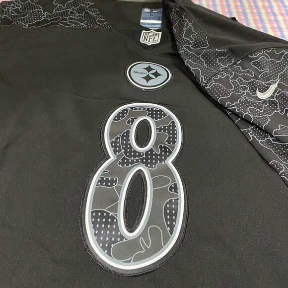 Pittsburgh Steelers Black Jersey Pickett No. 8 - Picture 4 of 7